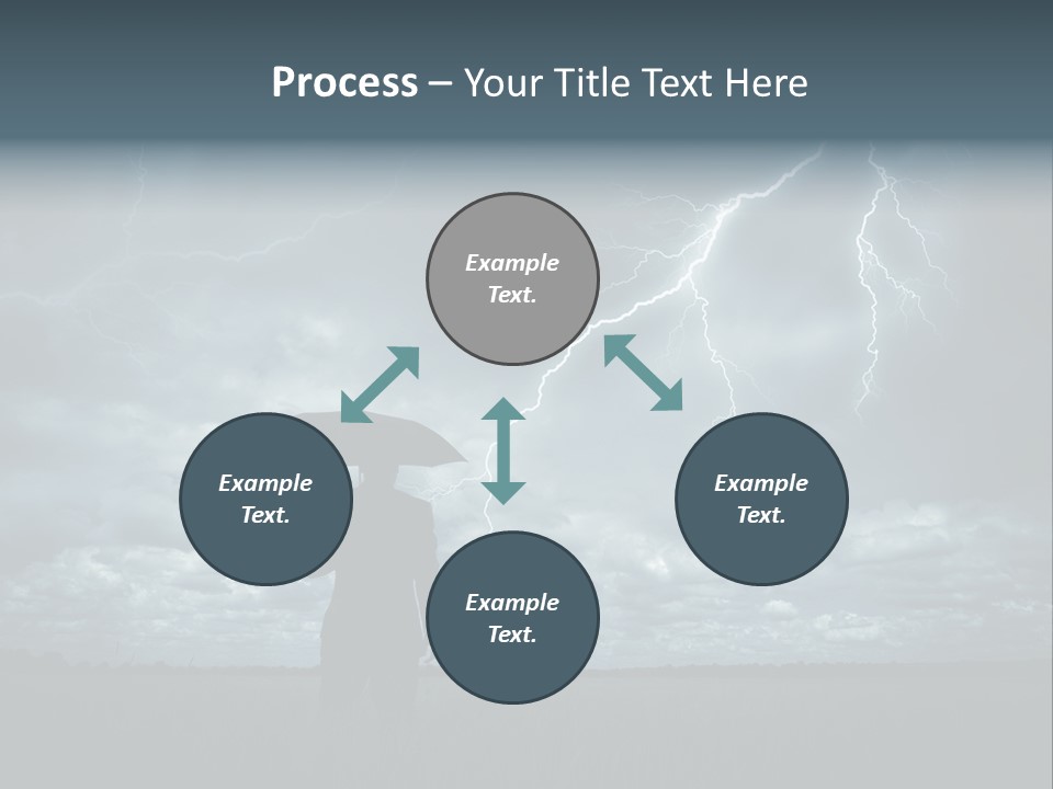 Grass Lightning Safety PowerPoint Template