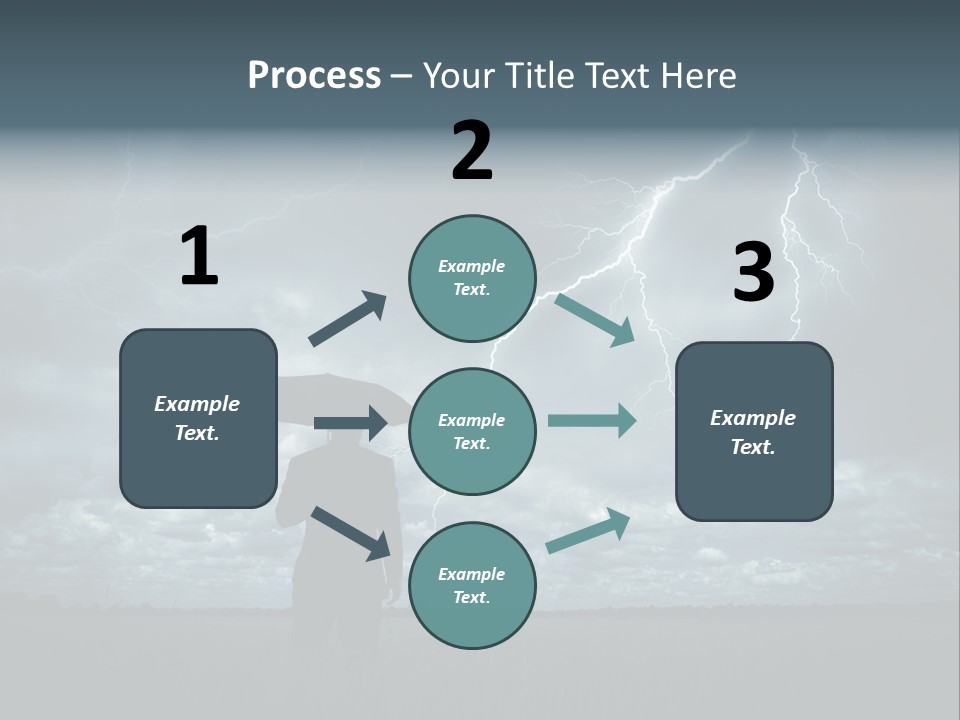 Grass Lightning Safety PowerPoint Template