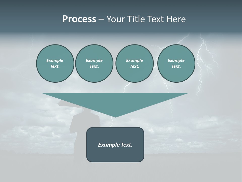 Grass Lightning Safety PowerPoint Template