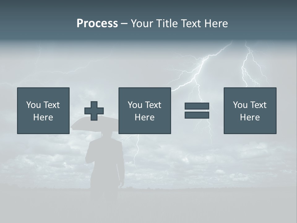 Grass Lightning Safety PowerPoint Template
