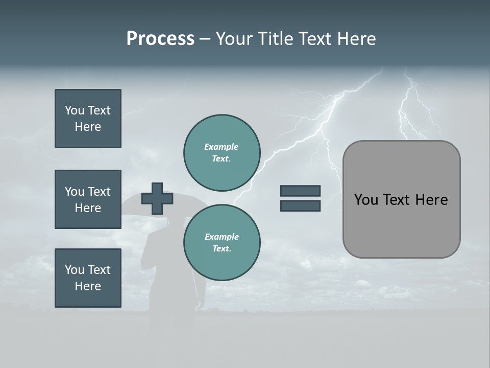 Grass Lightning Safety PowerPoint Template