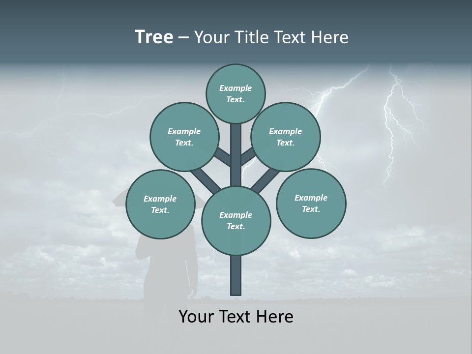 Grass Lightning Safety PowerPoint Template