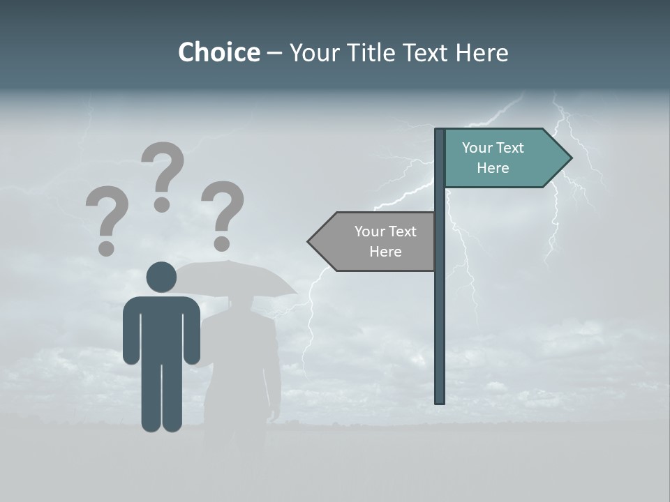 Grass Lightning Safety PowerPoint Template