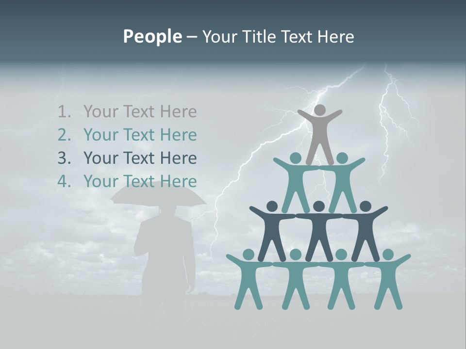 Grass Lightning Safety PowerPoint Template