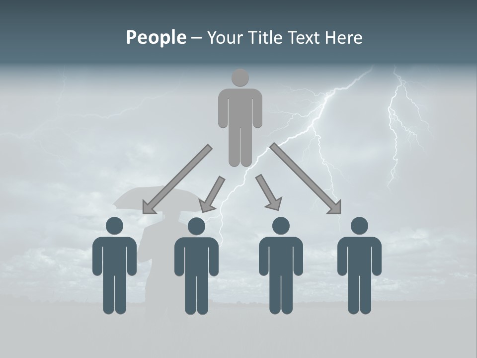 Grass Lightning Safety PowerPoint Template