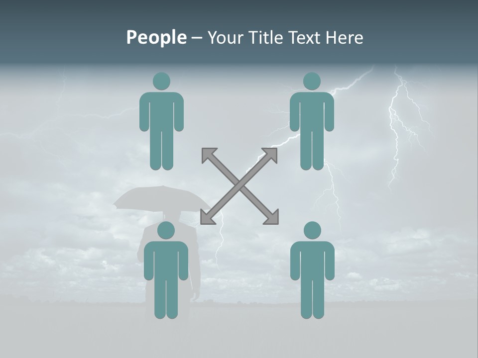 Grass Lightning Safety PowerPoint Template