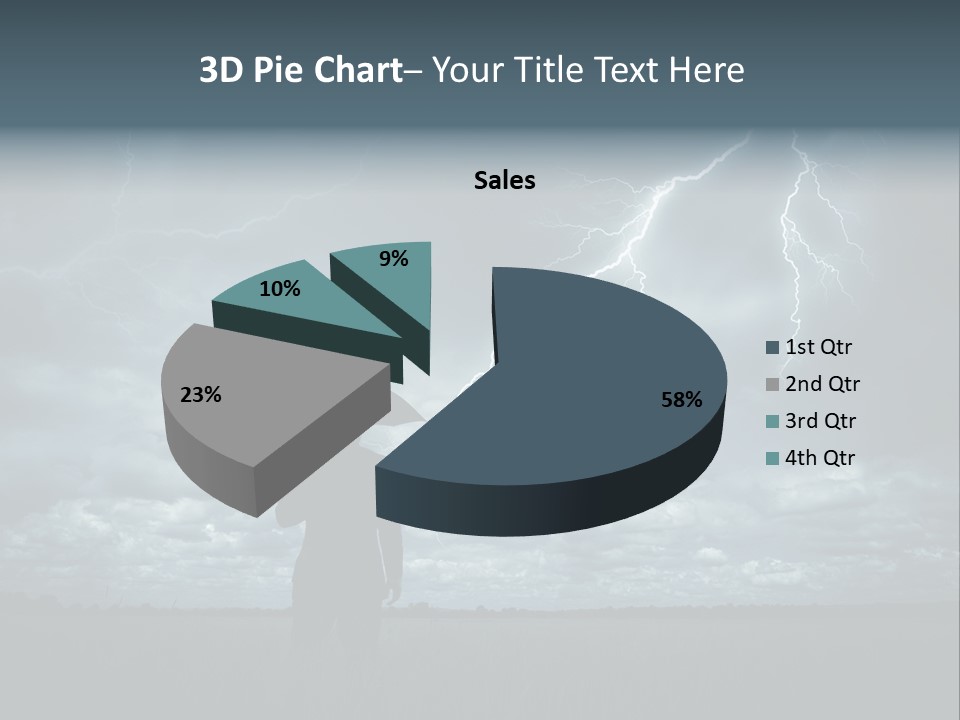Grass Lightning Safety PowerPoint Template