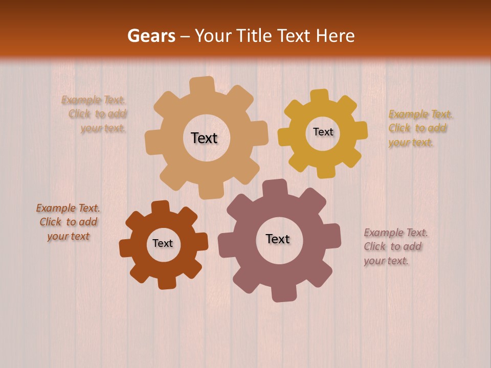 Oak Timber Wooden PowerPoint Template