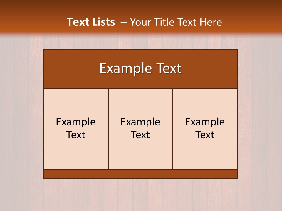 Oak Timber Wooden PowerPoint Template