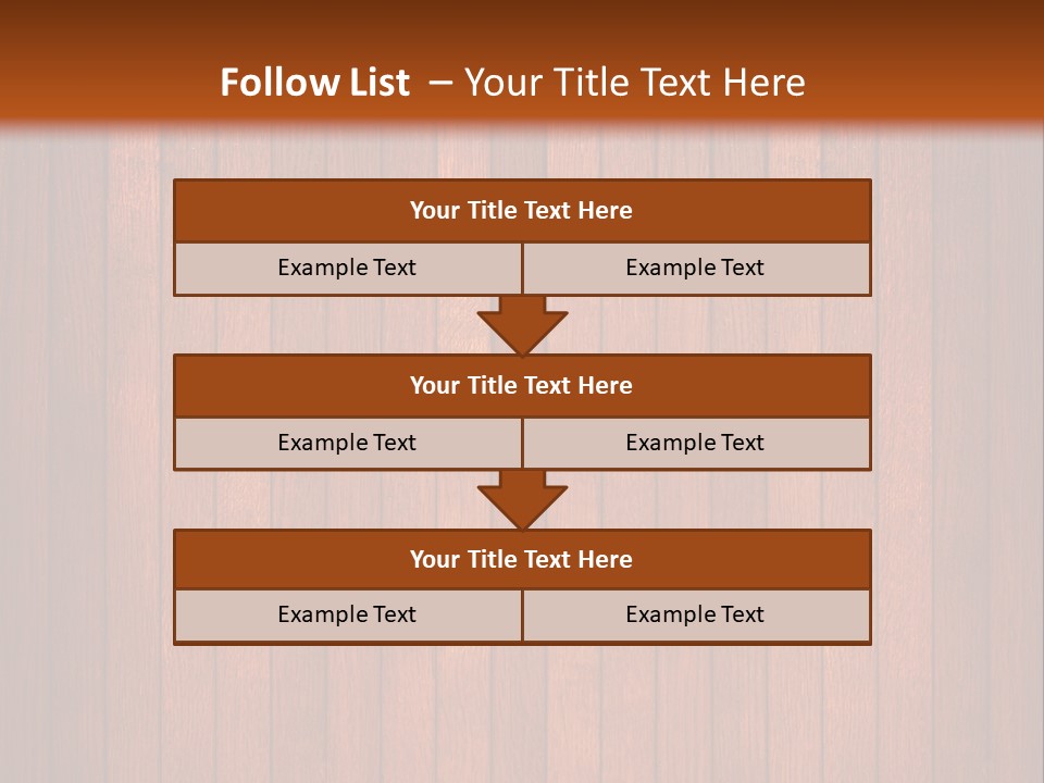 Oak Timber Wooden PowerPoint Template
