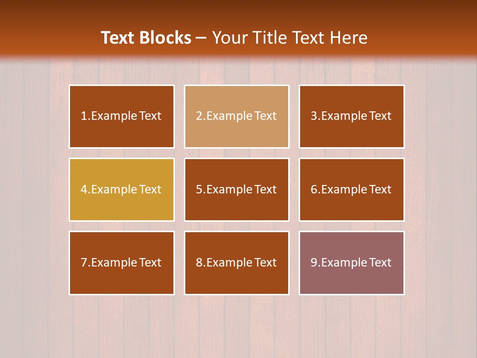 Oak Timber Wooden PowerPoint Template