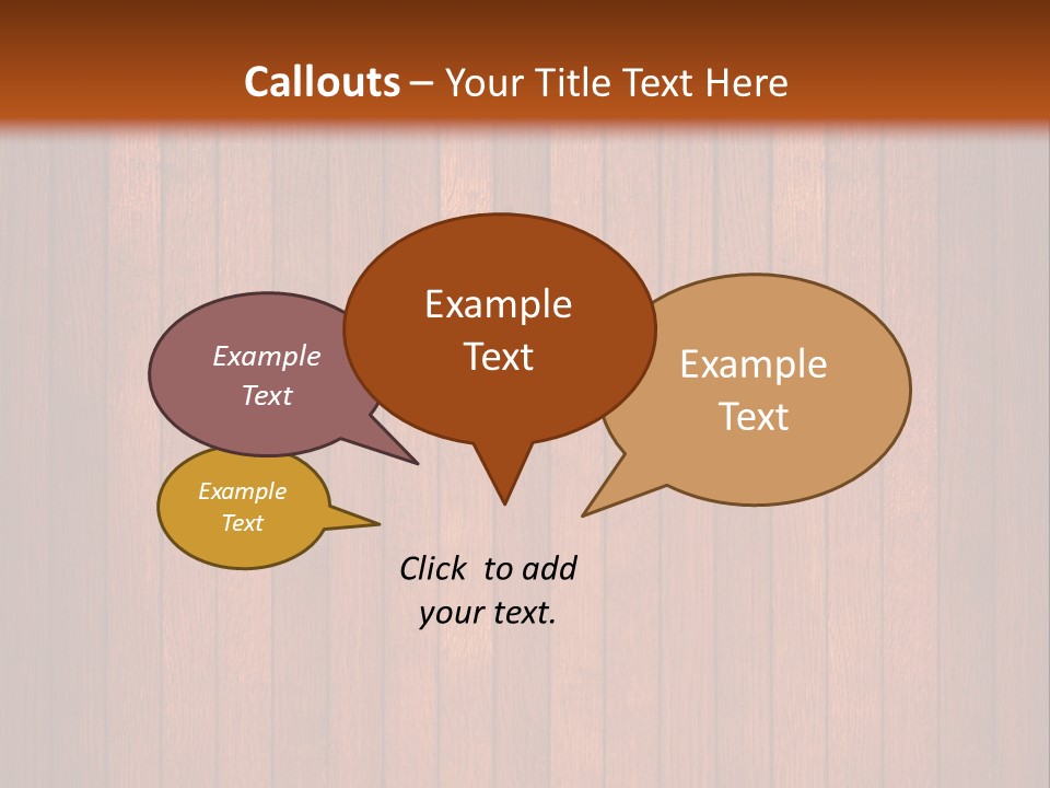 Oak Timber Wooden PowerPoint Template