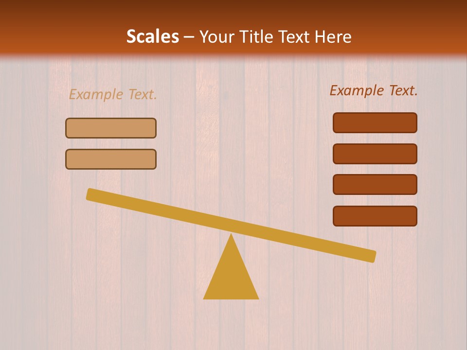 Oak Timber Wooden PowerPoint Template