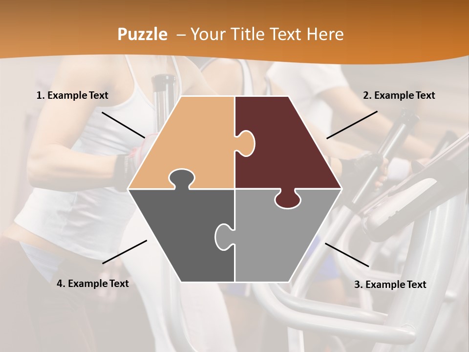 Beauty Fit Walking PowerPoint Template