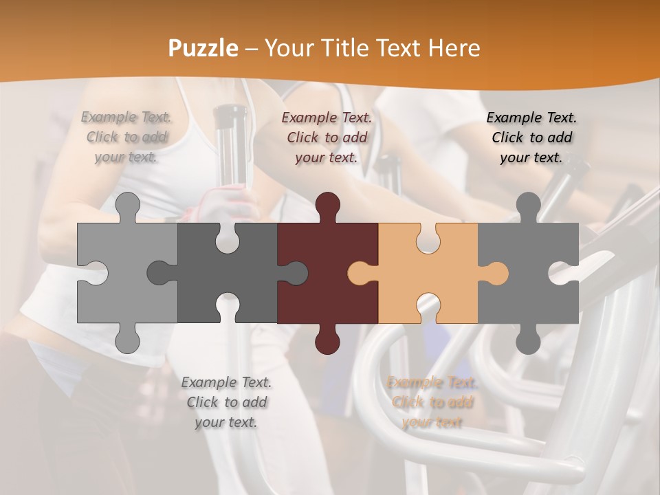 Beauty Fit Walking PowerPoint Template
