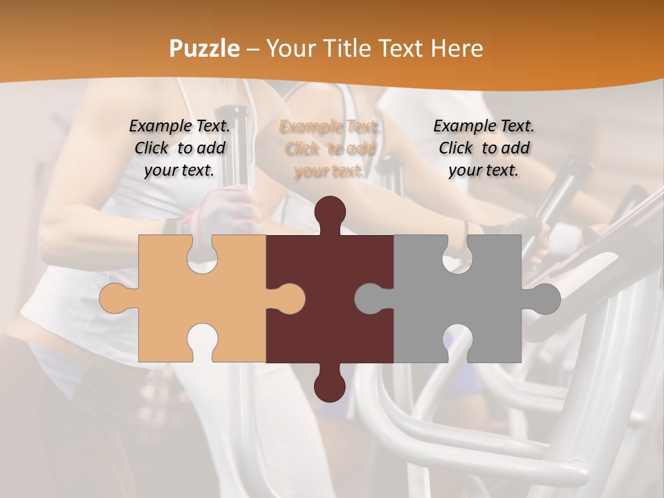 Beauty Fit Walking PowerPoint Template