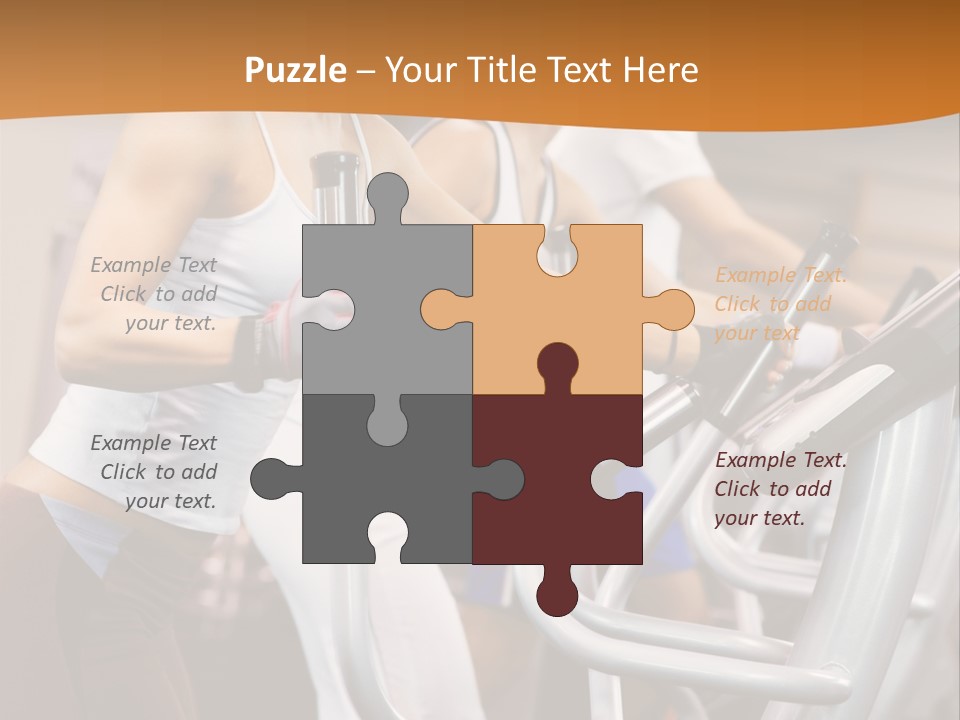 Beauty Fit Walking PowerPoint Template