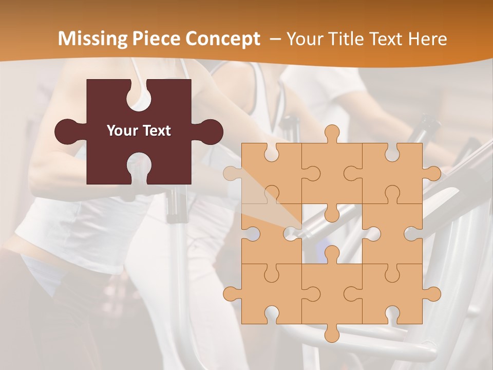 Beauty Fit Walking PowerPoint Template