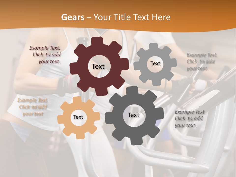 Beauty Fit Walking PowerPoint Template