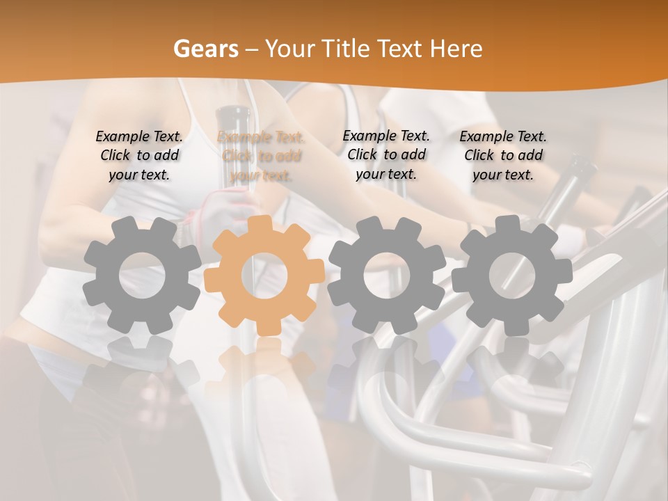 Beauty Fit Walking PowerPoint Template