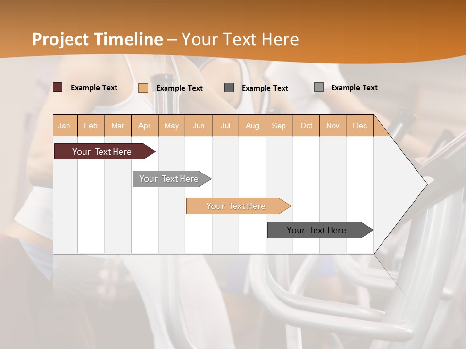 Beauty Fit Walking PowerPoint Template