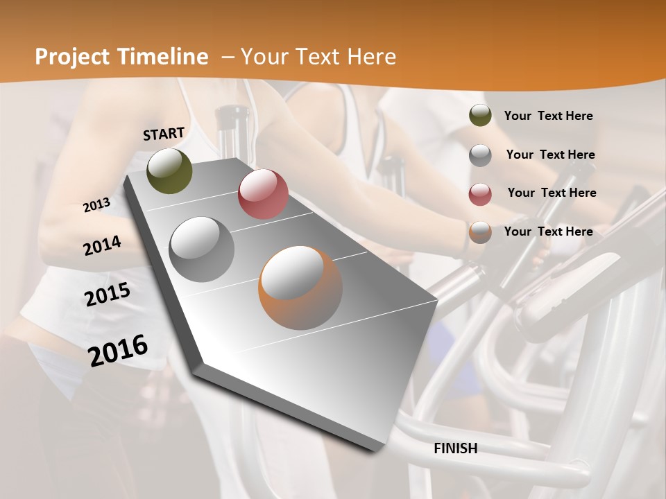 Beauty Fit Walking PowerPoint Template