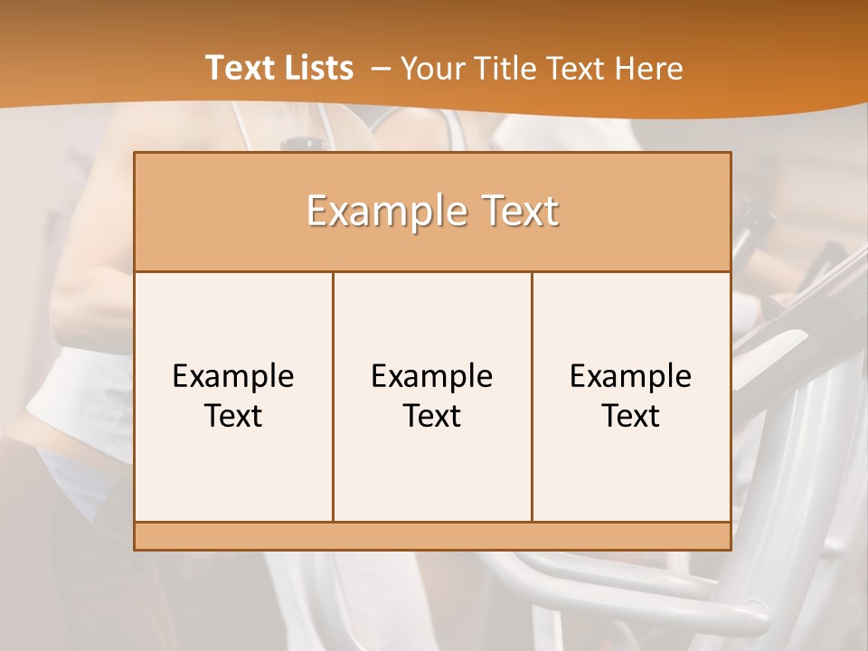 Beauty Fit Walking PowerPoint Template