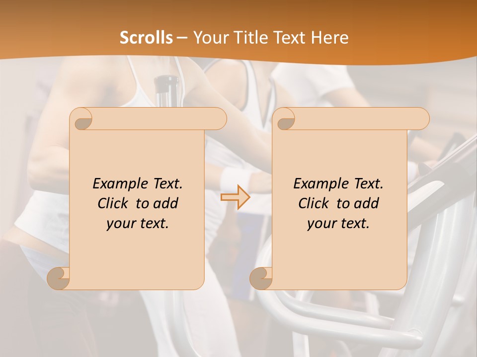 Beauty Fit Walking PowerPoint Template