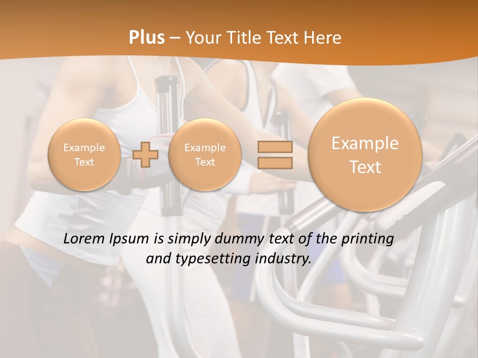 Beauty Fit Walking PowerPoint Template