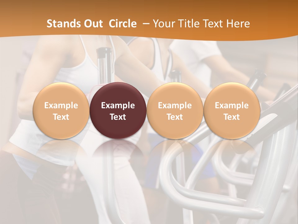 Beauty Fit Walking PowerPoint Template