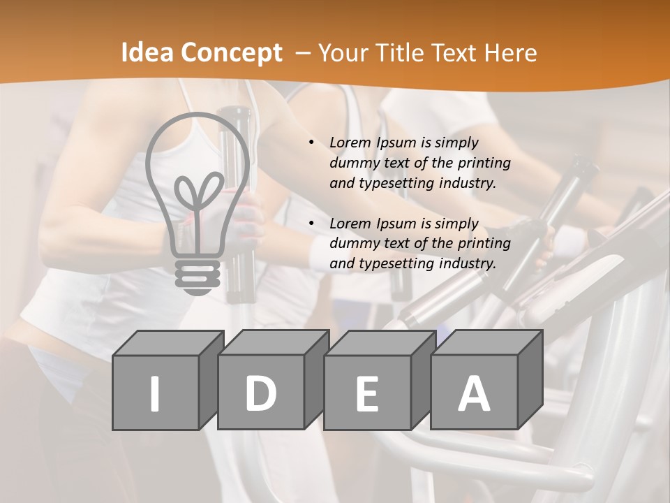 Beauty Fit Walking PowerPoint Template