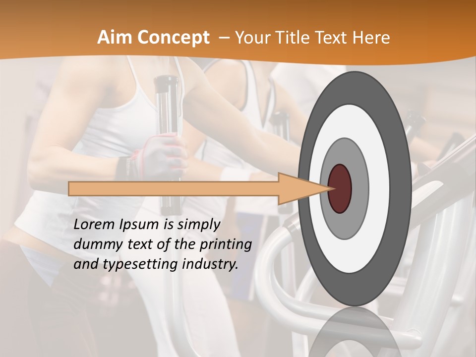 Beauty Fit Walking PowerPoint Template