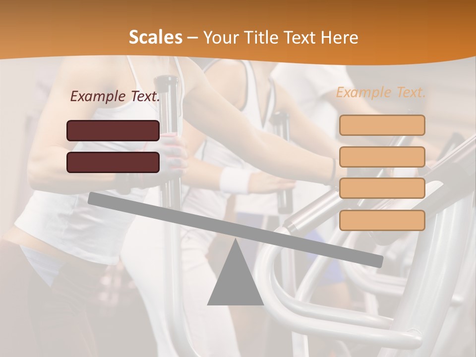Beauty Fit Walking PowerPoint Template