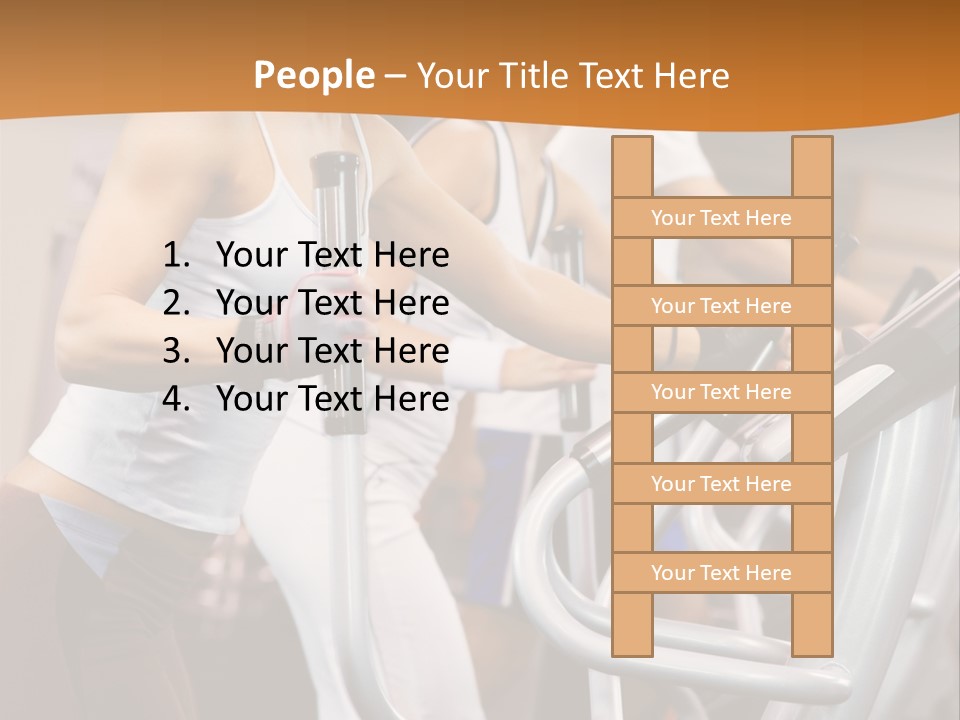 Beauty Fit Walking PowerPoint Template