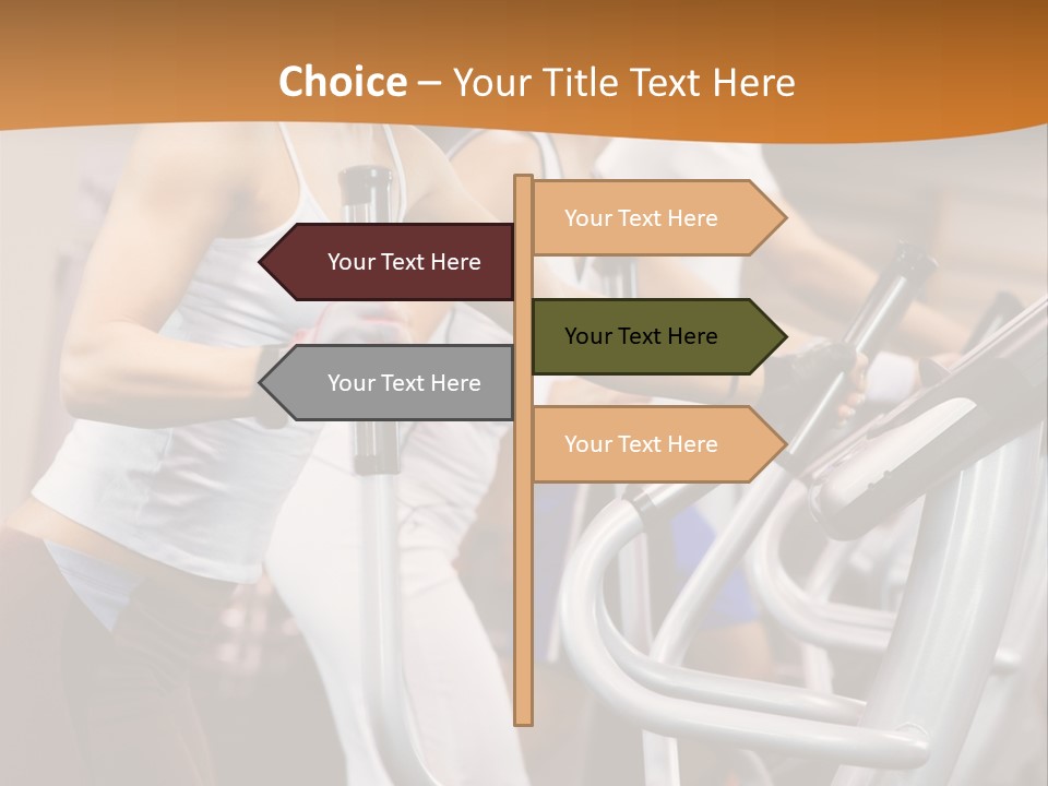 Beauty Fit Walking PowerPoint Template