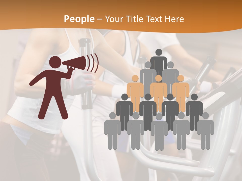 Beauty Fit Walking PowerPoint Template