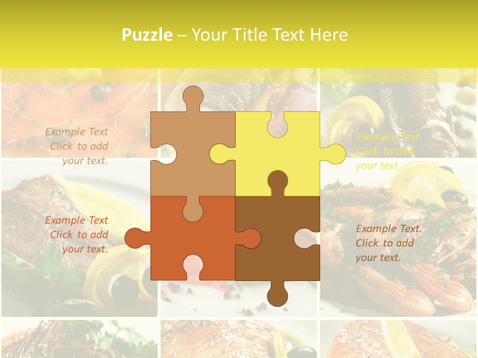 Lunch Luxury Variation PowerPoint Template