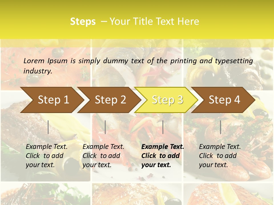 Lunch Luxury Variation PowerPoint Template