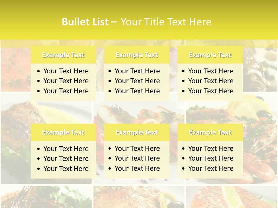 Lunch Luxury Variation PowerPoint Template