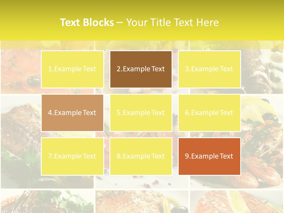 Lunch Luxury Variation PowerPoint Template