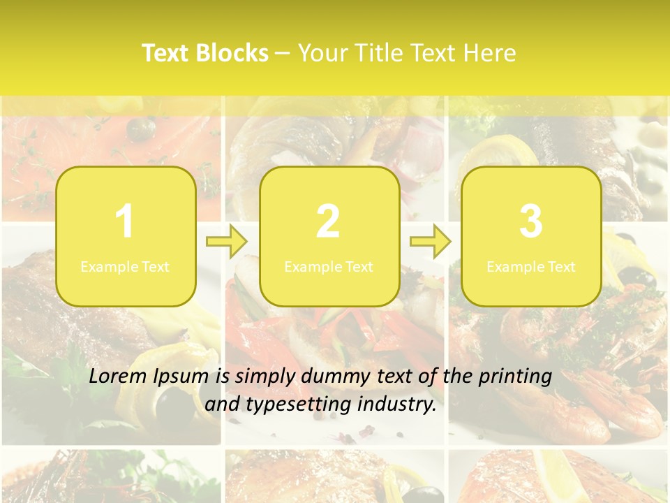 Lunch Luxury Variation PowerPoint Template