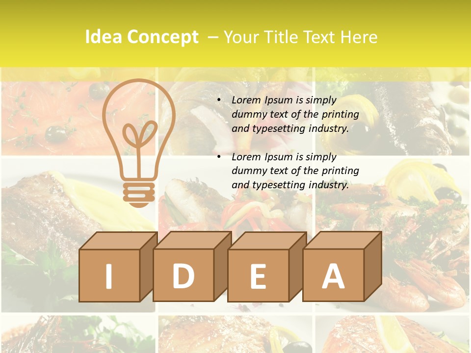 Lunch Luxury Variation PowerPoint Template