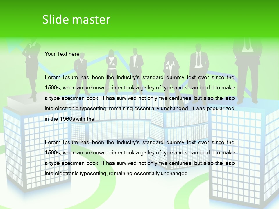 Background Data Businessman PowerPoint Template