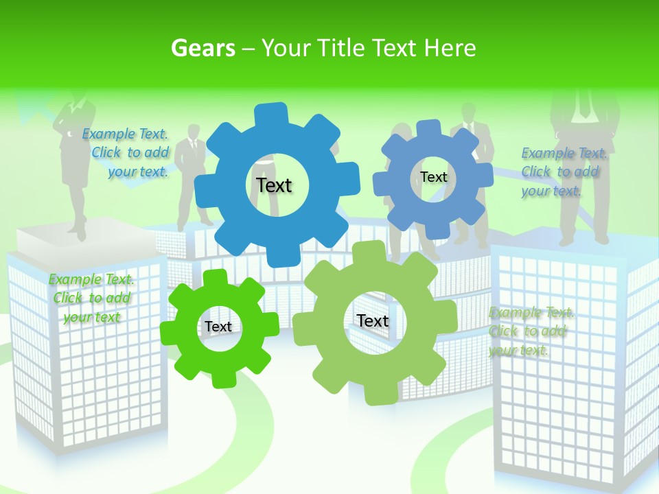 Background Data Businessman PowerPoint Template