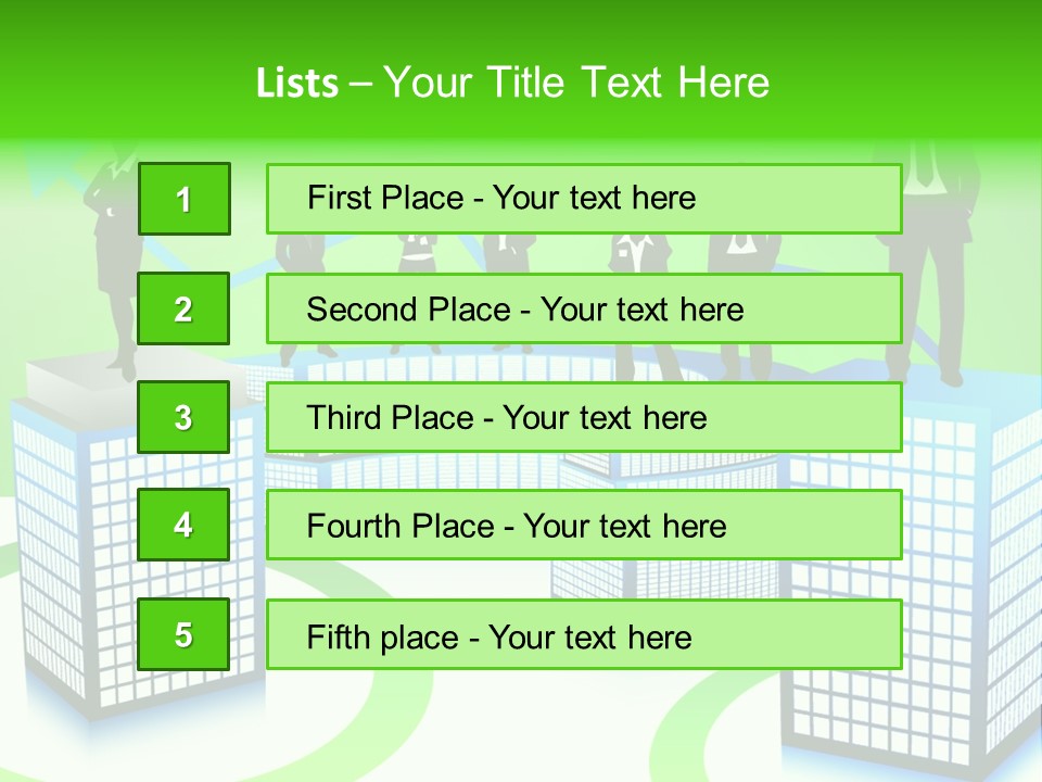 Background Data Businessman PowerPoint Template