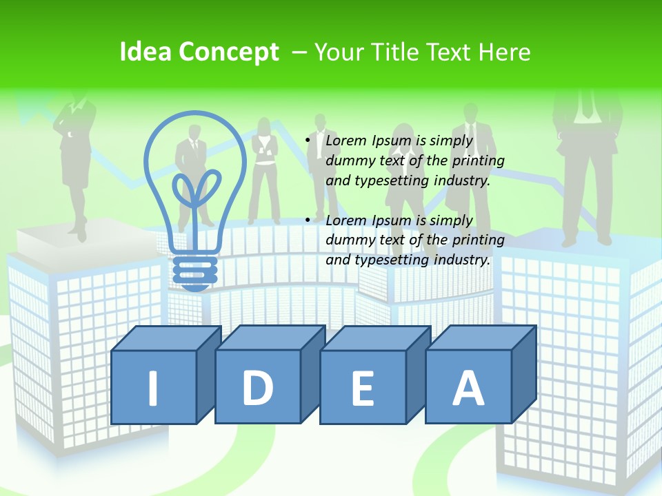 Background Data Businessman PowerPoint Template
