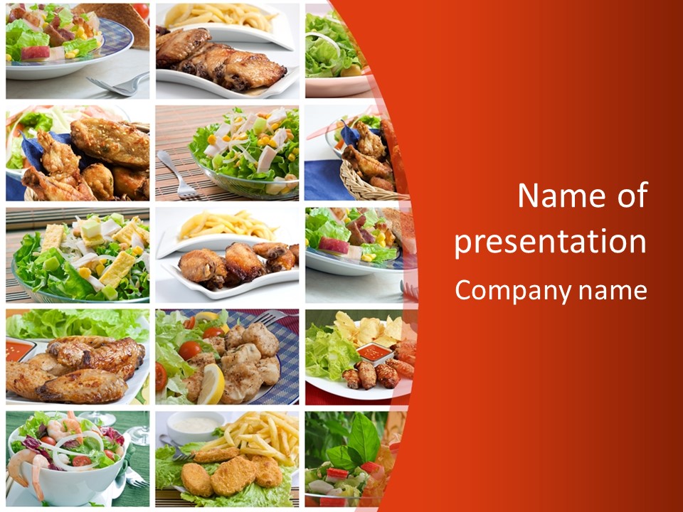 Green Dip Sauce PowerPoint Template