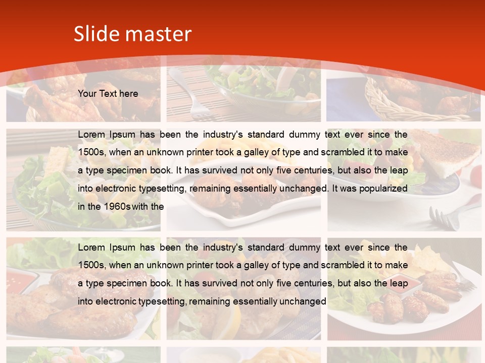 Green Dip Sauce PowerPoint Template