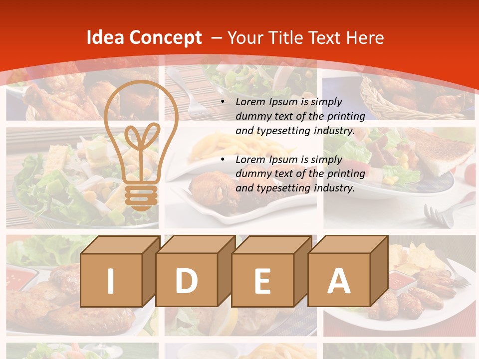 Green Dip Sauce PowerPoint Template