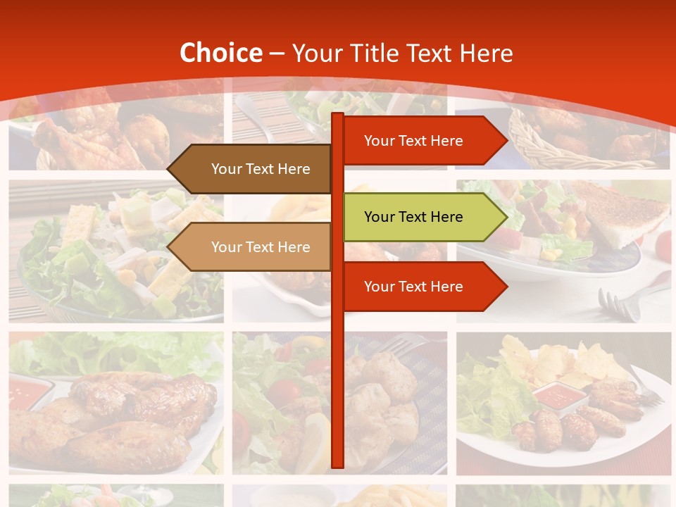 Green Dip Sauce PowerPoint Template